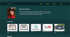 Desktop Screenshot of alicebrunova.cz
